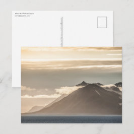 Cartão Postal Foto da paisagem de Spitsbergen Svalbard