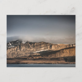 Cartão Postal Foto da paisagem de Spitsbergen Svalbard
