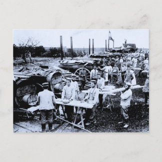 Cartão Postal Foto da Primeira Guerra Mundial da Vintage, padari