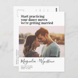 Cartão Postal Foto Da Tipografia Moderna Engraçada Salva A Data