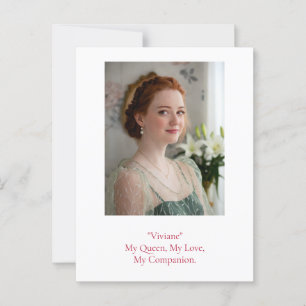 Cartão Postal Foto de Aniversário Moderno