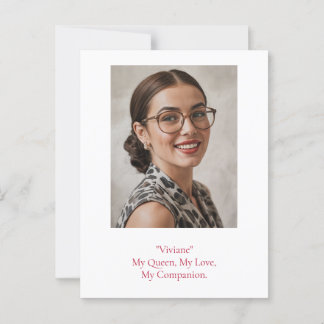 Cartão Postal Foto de Aniversário Moderno