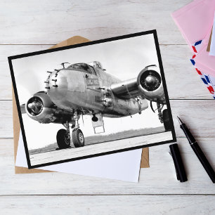 Cartão Postal Foto de avião antigo, Aniversário de Aviação Legal