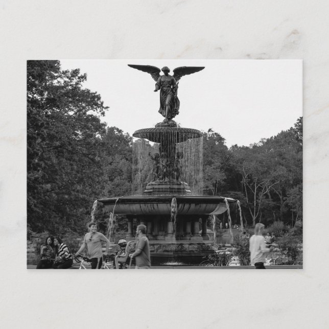 Cartão Postal Foto de Bethesda Fountain, Central Park (Frente)