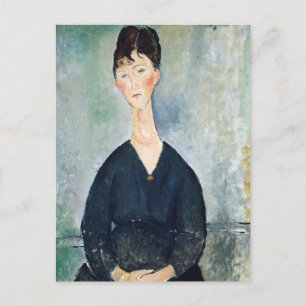 Cartão Postal Foto de cantora de café Amedeo Modigliani