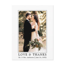 Foto de Casamento de Obrigados Simples Modernos