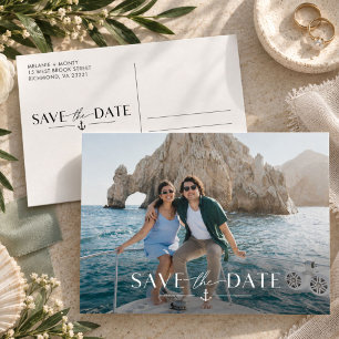 Cartão Postal Foto de Casamento em Cabo San Lucas Save the Date