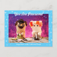 Foto de Corações Azuis Bonitos Personalizados