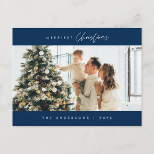 Cartão Postal Foto de Família de Natal Mais Alegre, Felicidade A