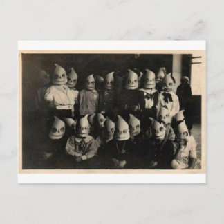 Cartão Postal Foto de fantasia de Vintage halloween na Irlanda