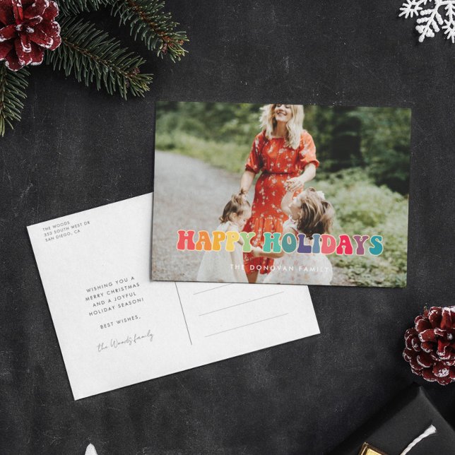 Cartão Postal Foto de Feriados Felizes do Hippie Funds dos anos  (Criador carregado)