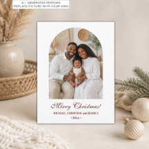 Foto de Férias de Natal de Família Simples e Elega