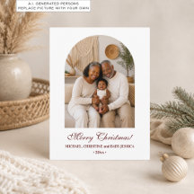 Foto de Férias de Natal de Família Simples e Elega