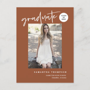 Cartão Postal Foto de Formando do Segundo grau da faculdade Mode