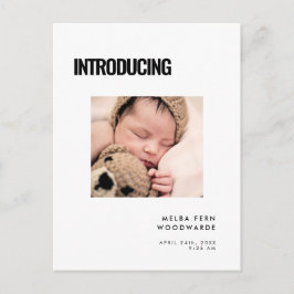 Cartão Postal Foto de Introdução ao Nascimento Moderno