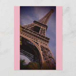 Cartão Postal Foto de Marco Famoso da Torre Eiffel de Paris