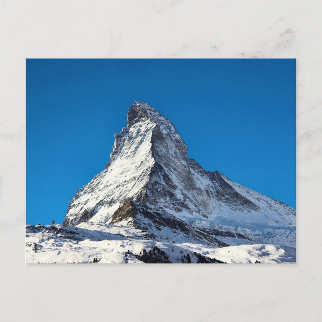 Cartão Postal Foto de Matterhorn (Frente)