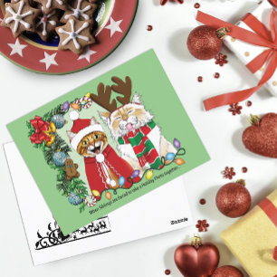 Cartão Postal Foto de Natal Anual