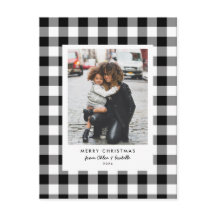 Foto de Natal da Xadrez Búfalo Branca Simples