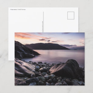 Cartão Postal Foto de Paisagem da Noruega