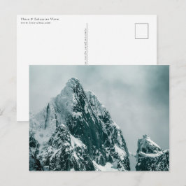 Cartão Postal Foto de Paisagem de Montanha Ártica