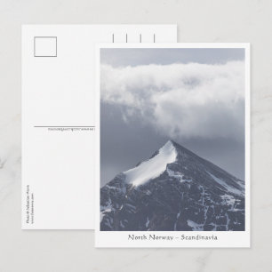 Cartão Postal Foto de Paisagem de Montanha da Noruega