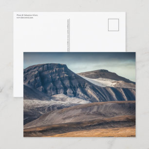 Cartão Postal Foto de Paisagem de Spitsbergen