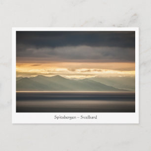 Cartão Postal Foto de Paisagem de Svalbard