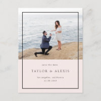 Foto de quadro minimalista cor-de-rosa esmaecida S