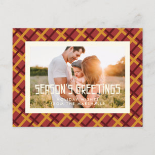 Cartão Postal Foto de saudações da estação do padrão de meio séc