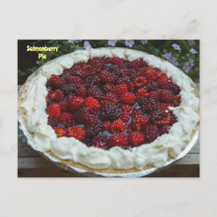 Cartão Postal Foto de Torta de Salmonberry