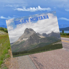 Cartão Postal Foto de Viagem do Big Sky Montana