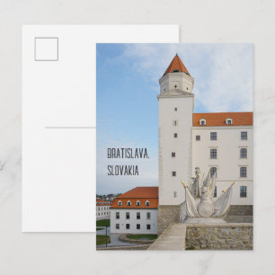 Cartão Postal Foto de Viagem do Castelo de Bratislava Eslováquia