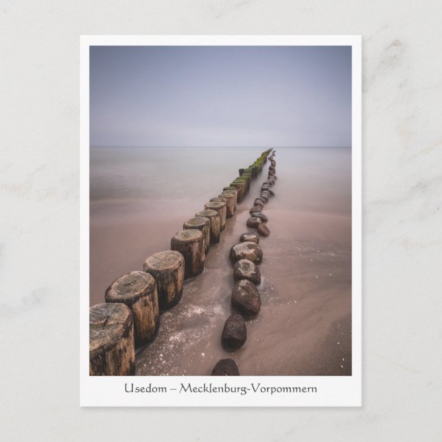 Cartão Postal Foto de Viagem do Mar Báltico (Frente)