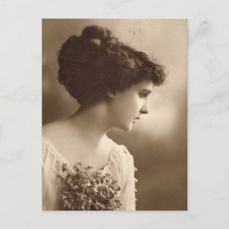 Cartão Postal foto de vintage Damas