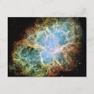 Cartão Postal Foto do Crab Nebula Space NASA