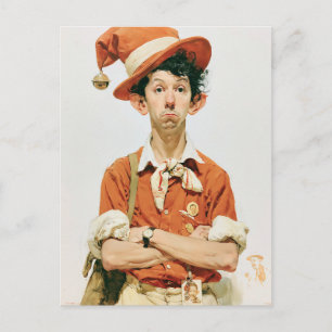 Cartão Postal Foto do Elfo de Natal Sem Impressão