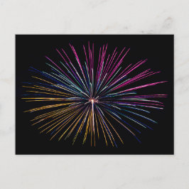 Cartão Postal Foto do Feliz Dia de Independência Colorida