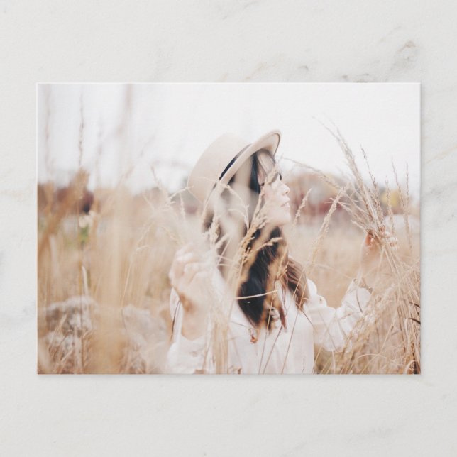 Cartão Postal Foto do Jardim Botânico Brooklyn para Campo ouro (Frente)