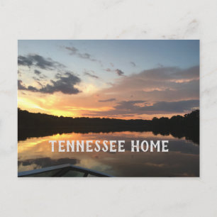 CARTÃO POSTAL FOTO DO LAGO TENNESSEE HOME  