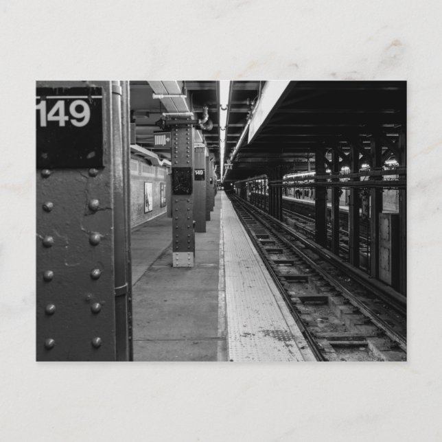 Cartão Postal Foto do metrô urbano (Frente)