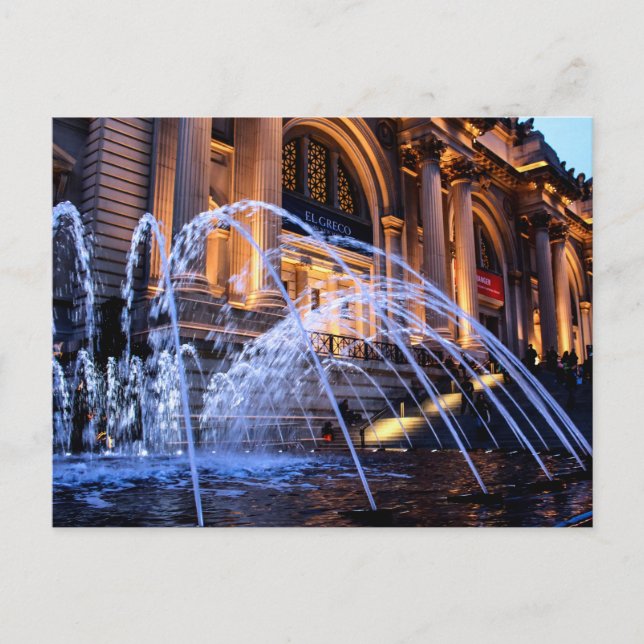 Cartão Postal Foto do Museu Metropolitano de Arte (MET) (Frente)