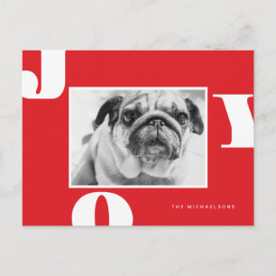 Cartão Postal FOTO DO NATAL HOLIDAY   Alegria de Natal