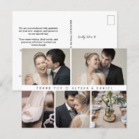 Foto do obrigado de Coração de Casamento Branco Pr