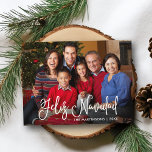 Cartão Postal Foto do Script de Caligrafia Moderna Feliz Navidad<br><div class="desc">Cartaz de Natal Feliz Navidad Foto da Moderna Script de Caligrafia Feliz Navidad</div>