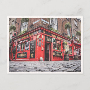 Cartão Postal Foto do Temple Bar Dublin Irish Pub