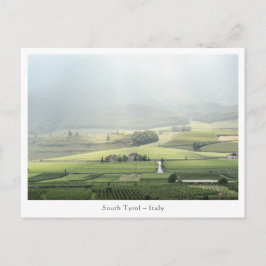 Cartão Postal Foto do Tirol do Sul Itália