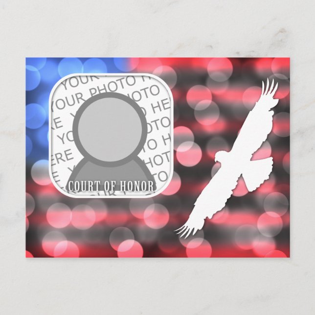 Cartão Postal foto do tribunal de honra (Frente)