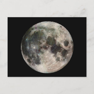 Cartão Postal Foto espacial da Lua