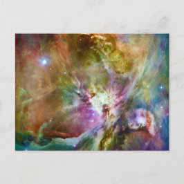 Cartão Postal Foto Espacial Decorativa da Nebula do Orion Galaxy